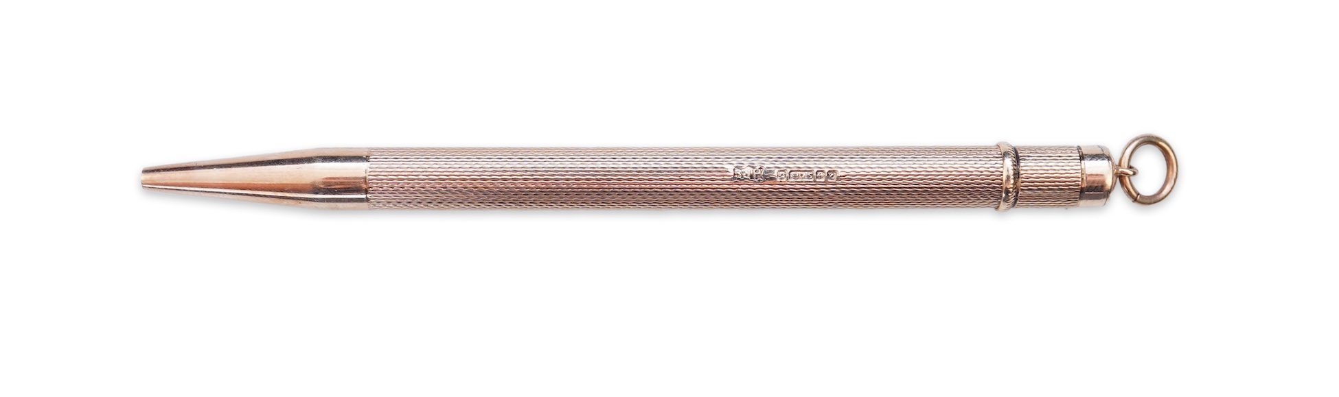 SJ Rood, a 9ct gold-cased propelling pencil, circa 1960